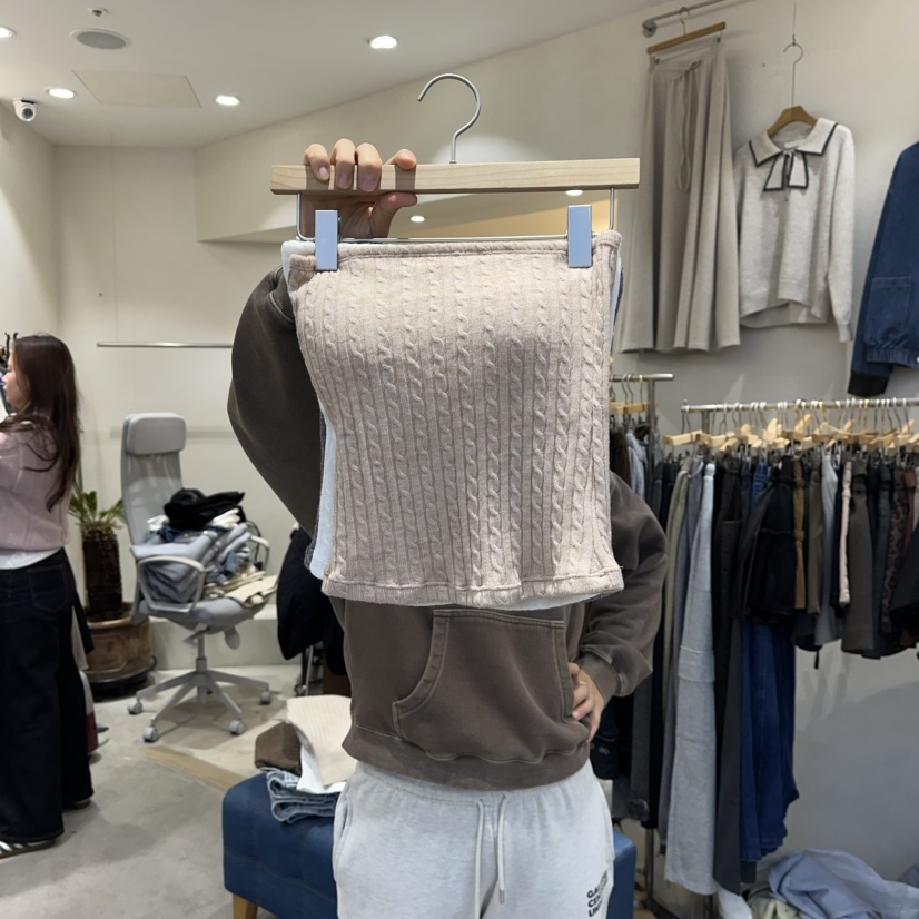 HIPTIQUE東大門㊣代購女士新款25秋冬職業真品休閑吊帶背心HIPTIQUE吊帶/背心圖色1