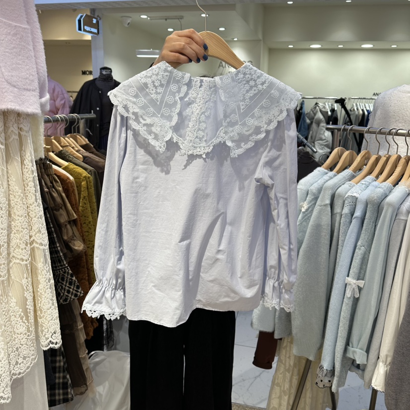 BELITA東大門㊣實拍女士新品時尚推薦人氣職業熱賣襯衫蕾絲衫BELITA襯衫/蕾絲衫