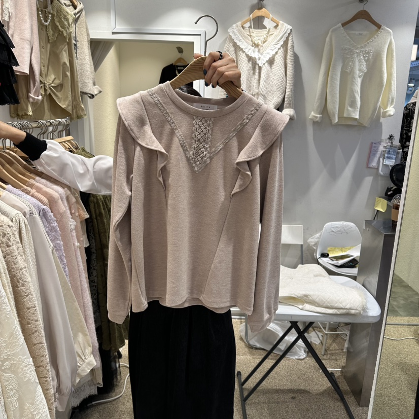 BELITA東大門㊣實拍女裝新款時尚推薦休閑職業熱賣襯衫蕾絲衫BELITA襯衫/蕾絲衫圖色2