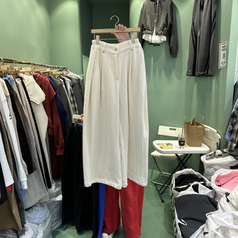 ROMANTIC NEWYORK韓國代購㊣女士新品人氣真品25秋冬休閑褲ROMANTIC NEWYORK休閑褲圖色1