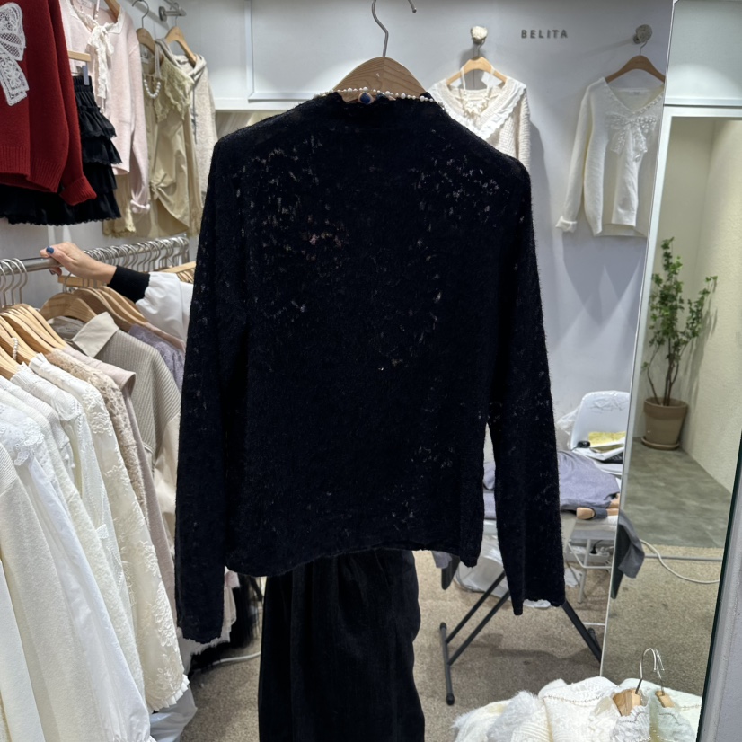 BELITA東大門㊣直郵女裝新品休閑推薦25秋冬人氣襯衫蕾絲衫BELITA襯衫/蕾絲衫