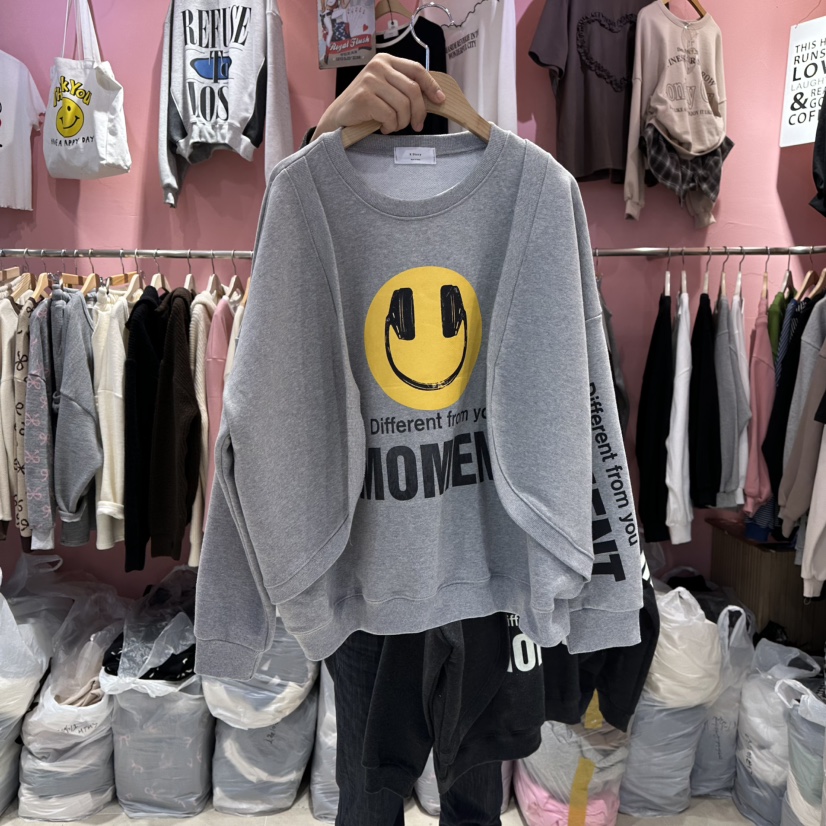 K STORY東大門㊣直郵女裝新品時尚休閑職業人氣熱賣推薦衛衣K STORY衛衣圖色1