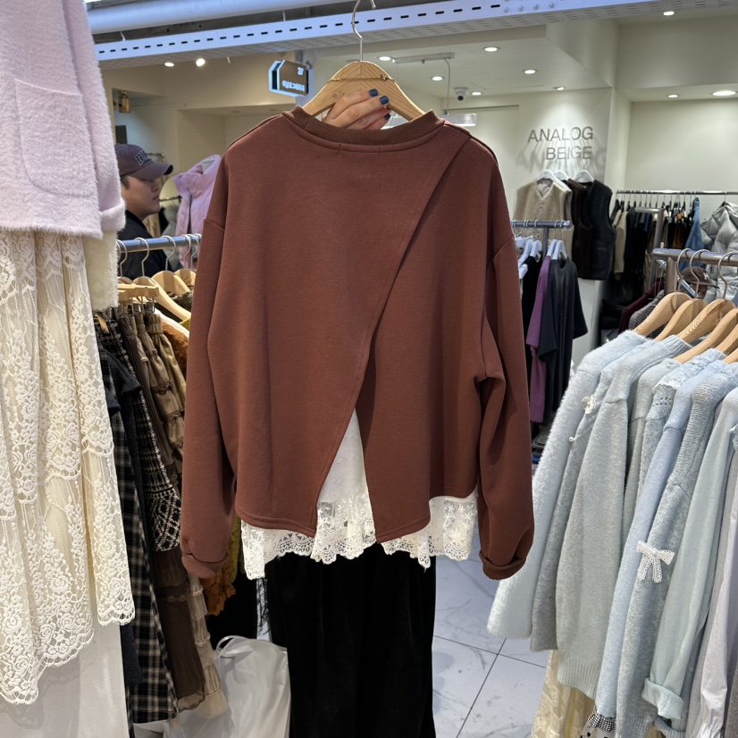 BELITA韓國代購㊣女裝新款真品休閑時尚25秋冬人氣推薦長袖T恤BELITA長袖T恤