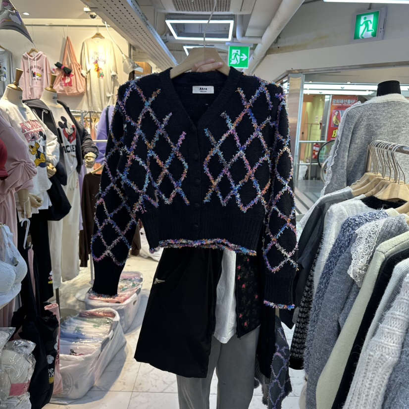 AKRA BY ART東大門㊣代購女裝新款熱賣休閑推薦職業毛衣開衫AKRA BY ART毛衣圖色3