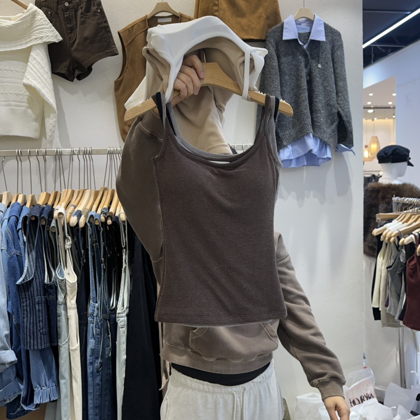 HIPTIQUE東大門㊣實拍女裝新品職業休閑推薦熱賣人氣吊帶背心HIPTIQUE吊帶/背心圖色3