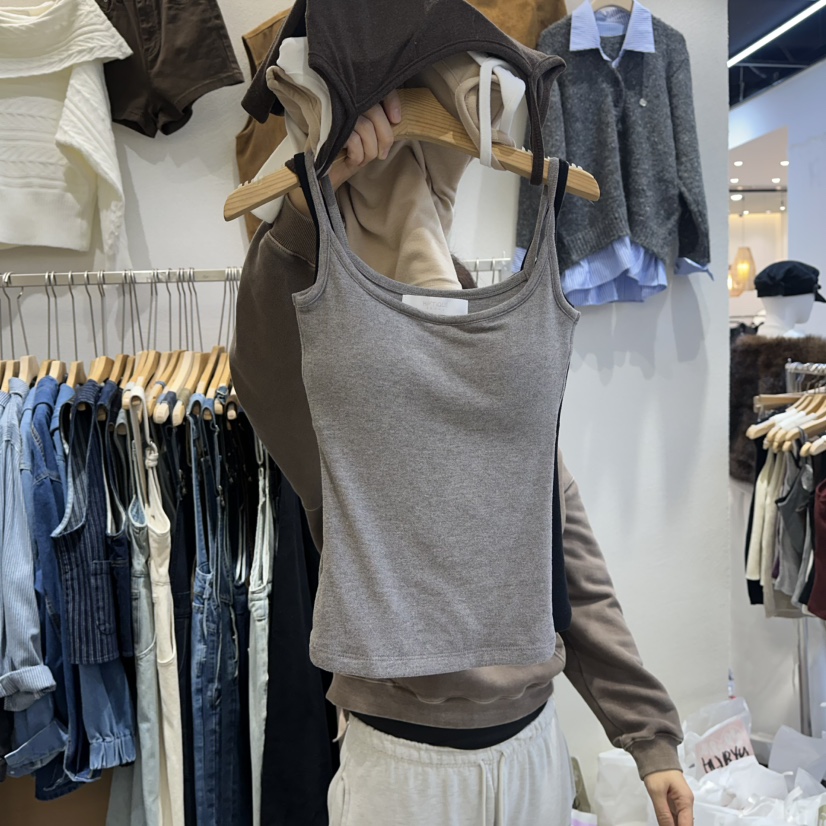 HIPTIQUE東大門㊣實拍女裝新品職業休閑推薦熱賣人氣吊帶背心HIPTIQUE吊帶/背心圖色4