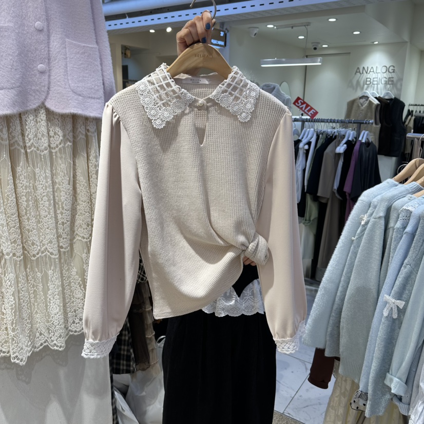 BELITA東大門㊣實拍女士新款熱賣推薦25秋冬職業休閑針織衫BELITA針織衫圖色1