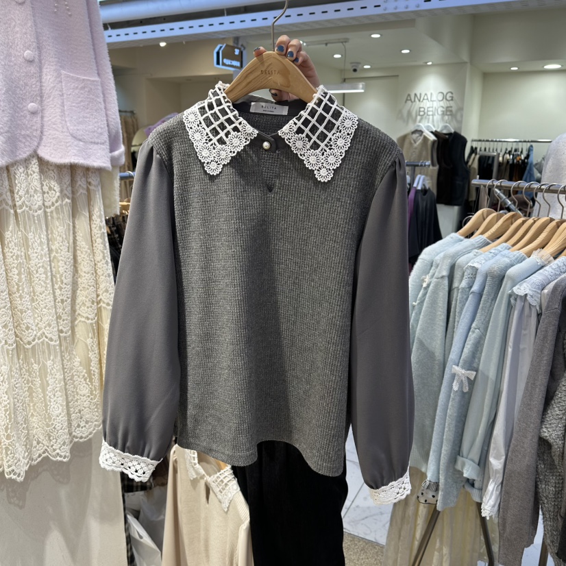 BELITA東大門㊣實拍女士新款熱賣推薦25秋冬職業休閑針織衫BELITA針織衫圖色2