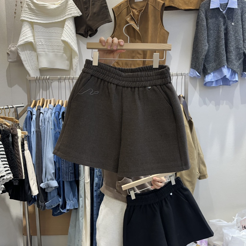 HIPTIQUE東大門㊣代購女士新品推薦真品25秋冬休閑時尚短褲HIPTIQUE短褲圖色1