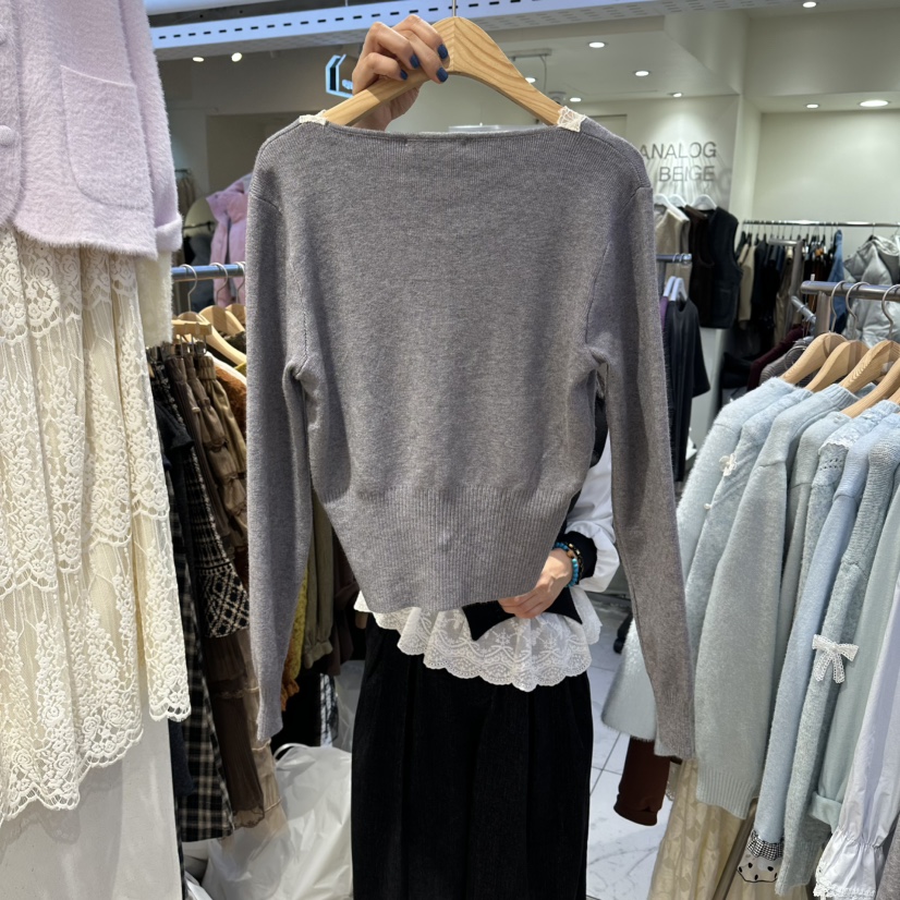 BELITA韓國代購㊣女裝新品推薦休閑人氣25秋冬時尚熱賣針織衫BELITA針織衫