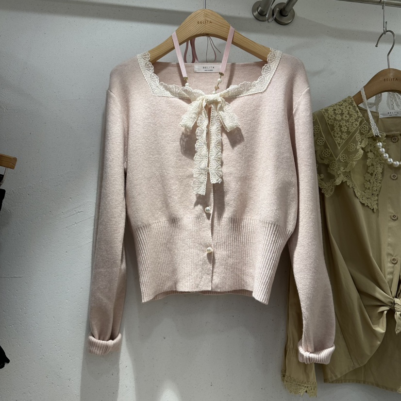BELITA韓國代購㊣女裝新品推薦休閑人氣25秋冬時尚熱賣針織衫BELITA針織衫圖色1