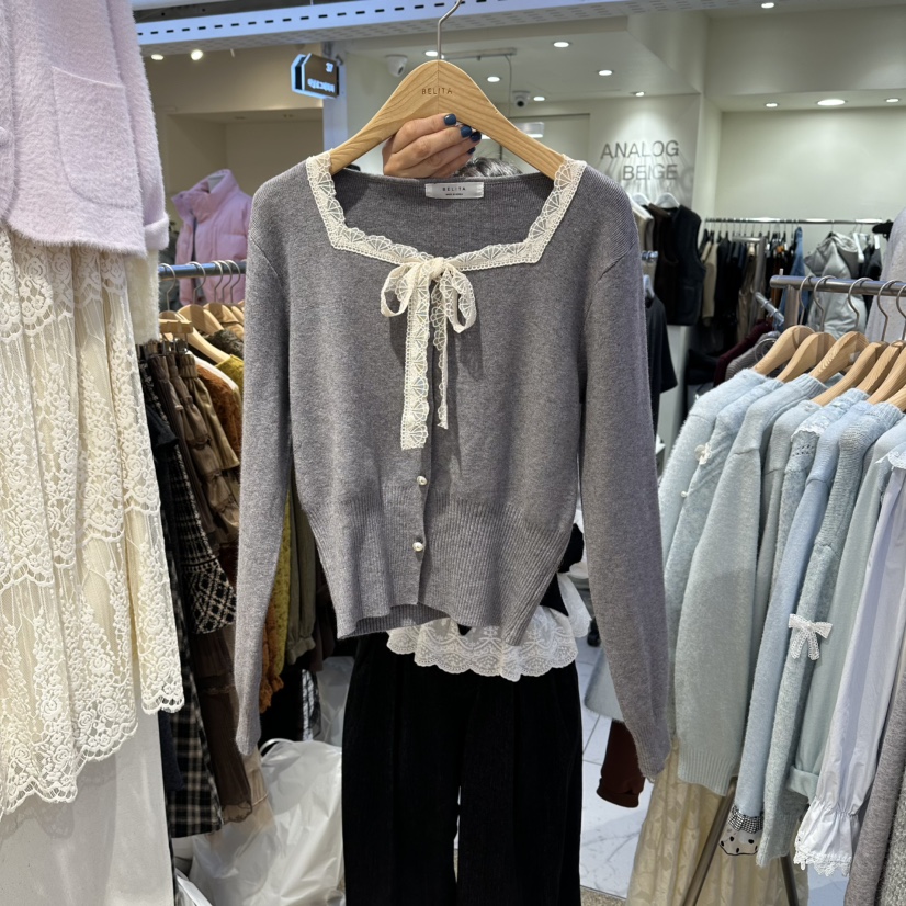 BELITA韓國代購㊣女裝新品推薦休閑人氣25秋冬時尚熱賣針織衫BELITA針織衫圖色3