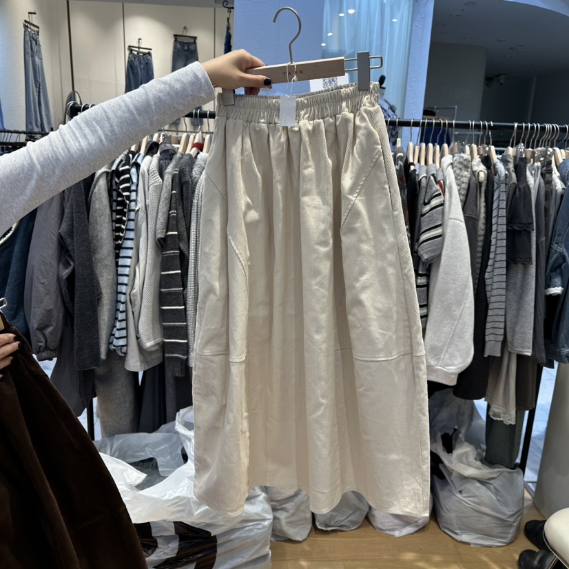 TARA韓國代購㊣女裝新品職業熱賣推薦真品人氣時尚休閑長裙TARA長裙圖色2