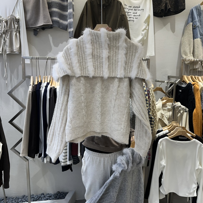 HIPTIQUE東大門㊣代購女士新款時尚休閑25秋冬真品針織衫開衫HIPTIQUE針織衫