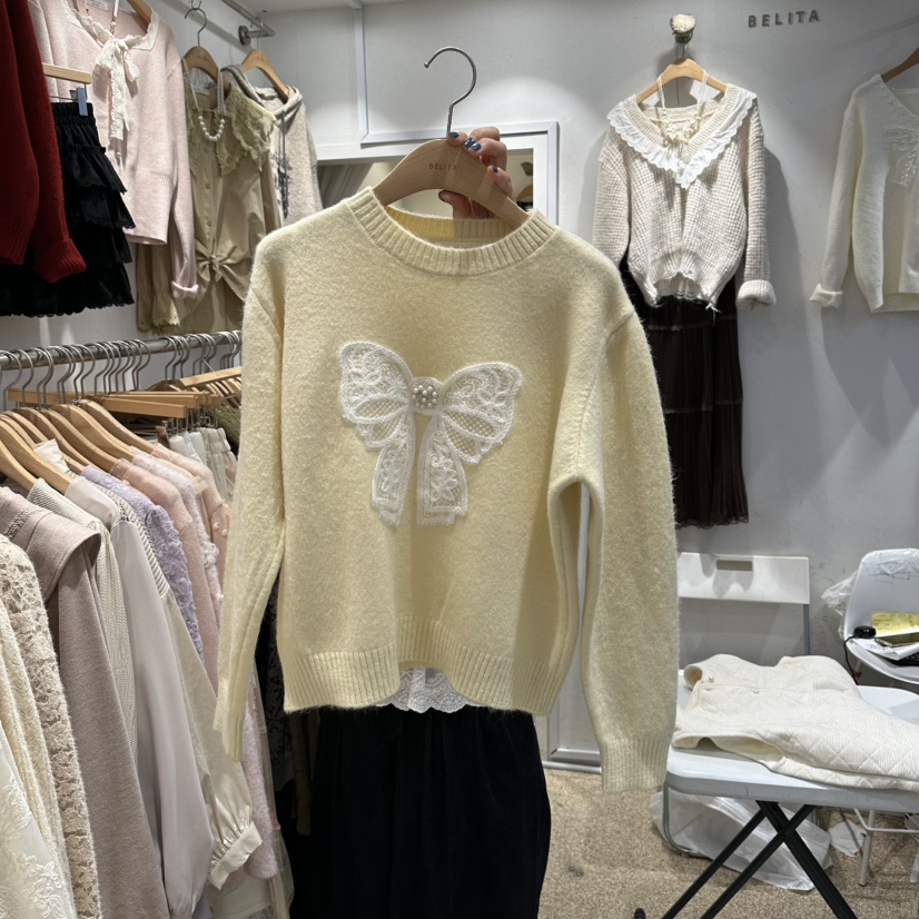 BELITA東大門㊣直郵女裝新品25秋冬職業熱賣時尚休閑推薦毛衣BELITA毛衣圖色3