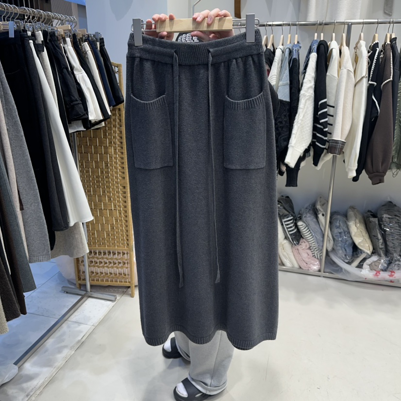 HOT PLACE東大門㊣實拍女裝新款職業休閑推薦人氣25秋冬長裙HOT PLACE_ISSUE/DREAM GIRIS長裙圖色4