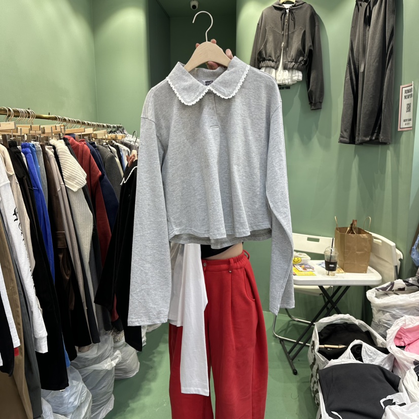 ROMANTIC NEWYORK韓國直郵㊣女士新款人氣職業25秋冬長袖T恤ROMANTIC NEWYORK長袖T恤圖色2