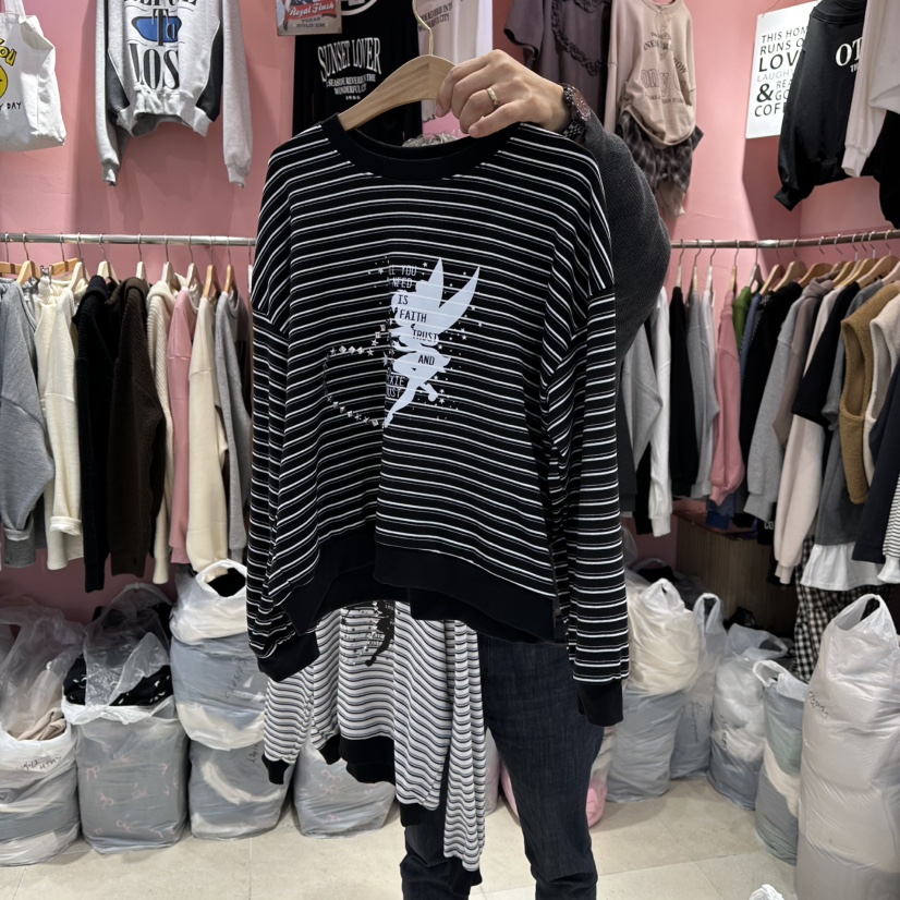 K STORY東大門㊣直郵女裝新品休閑25秋冬時尚職業推薦長袖T恤K STORY長袖T恤圖色2