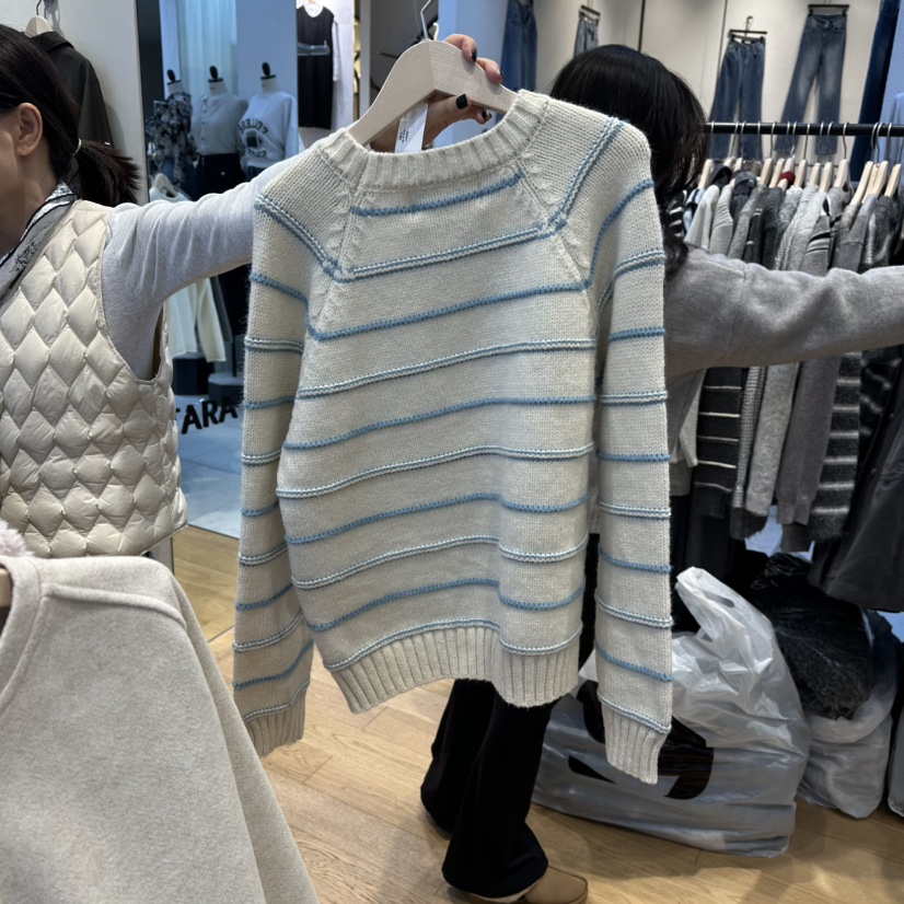 TARA韓國代購㊣女士新品真品推薦25秋冬職業人氣熱賣時尚毛衣TARA毛衣