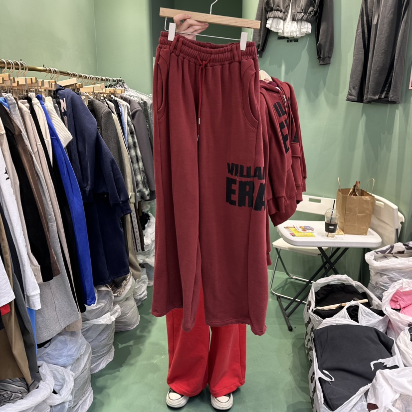 ROMANTIC NEWYORK韓國代購㊣女裝新品熱賣真品25秋冬休閑褲ROMANTIC NEWYORK休閑褲圖色3