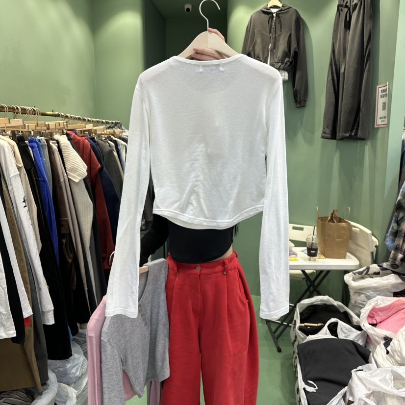 ROMANTIC NEWYORK東大門㊣直郵女士新品真品職業推薦長袖T恤ROMANTIC NEWYORK長袖T恤