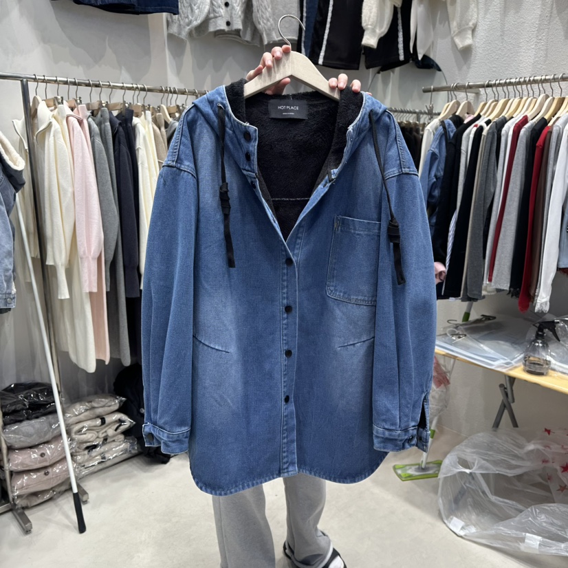 HOT PLACE東大門㊣直郵女士新款時尚人氣推薦熱賣夾克連帽衫HOT PLACE_ISSUE/DREAM GIRIS夾克圖色1