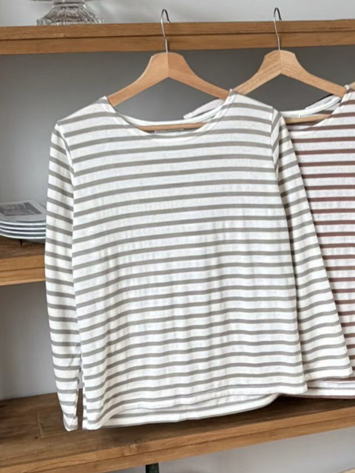 DOT BASIC東大門㊣實拍女士新品時尚人氣推薦職業休閑長袖T恤DOT BASIC長袖T恤圖色1