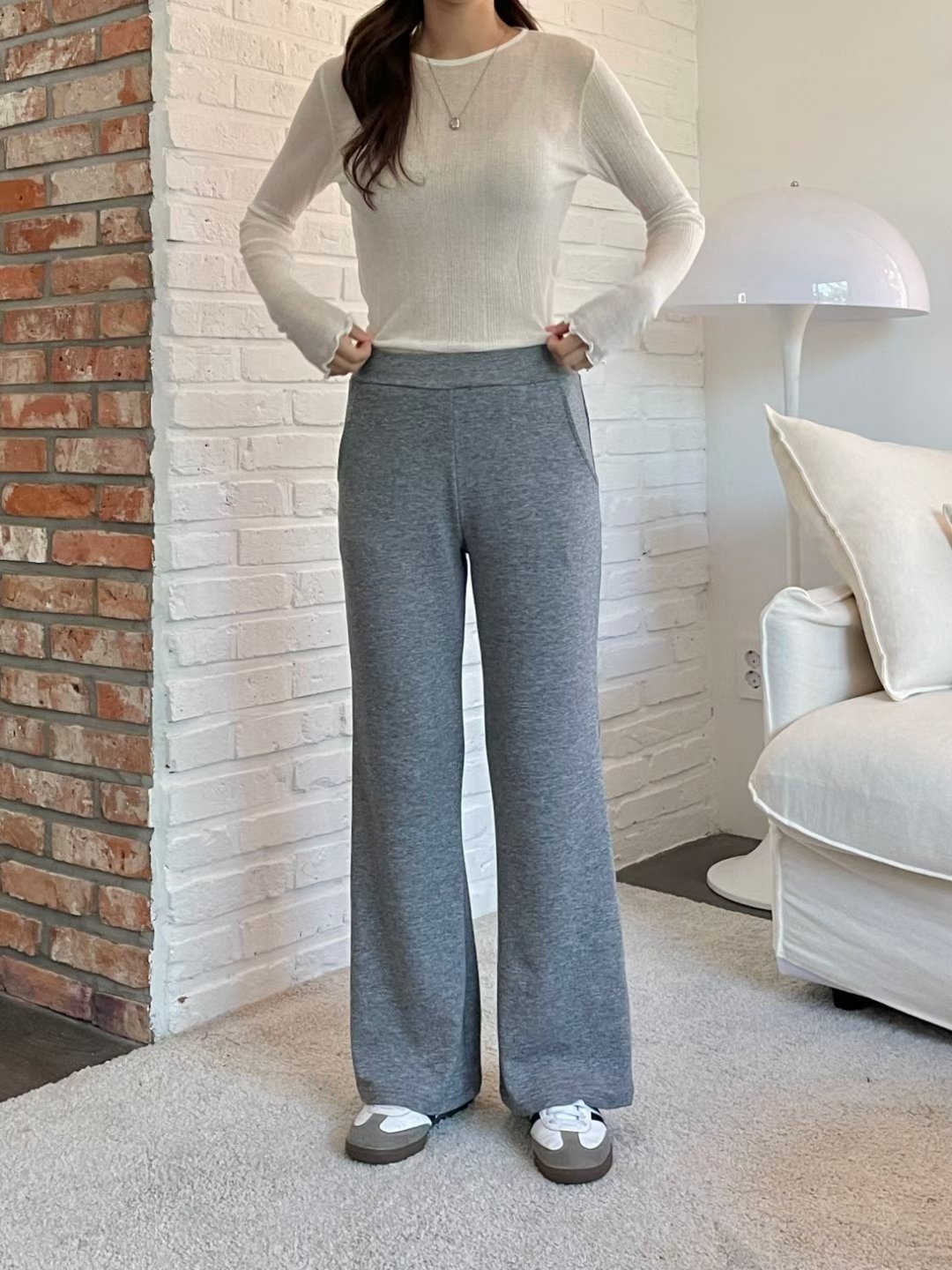 DOT BASIC韓國代購㊣女裝新款時尚人氣推薦休閑熱賣休閑褲DOT BASIC休閑褲圖色1