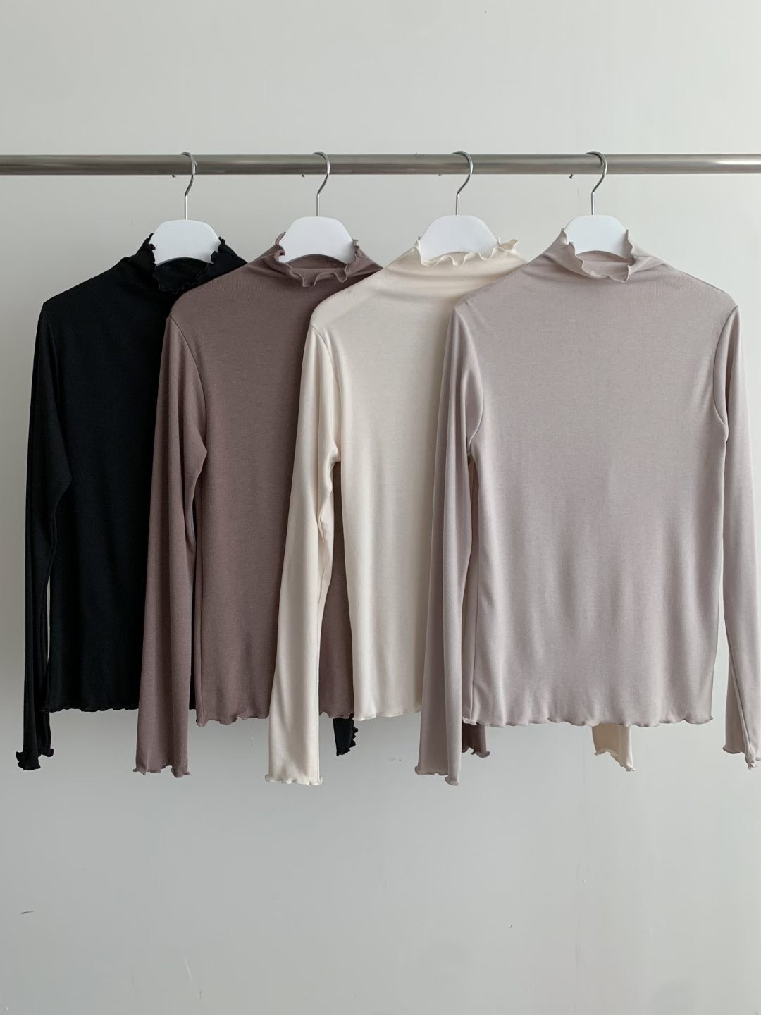 DOT BASIC韓國代購㊣女裝新款時尚熱賣休閑職業人氣長袖T恤DOT BASIC長袖T恤圖色2左二色