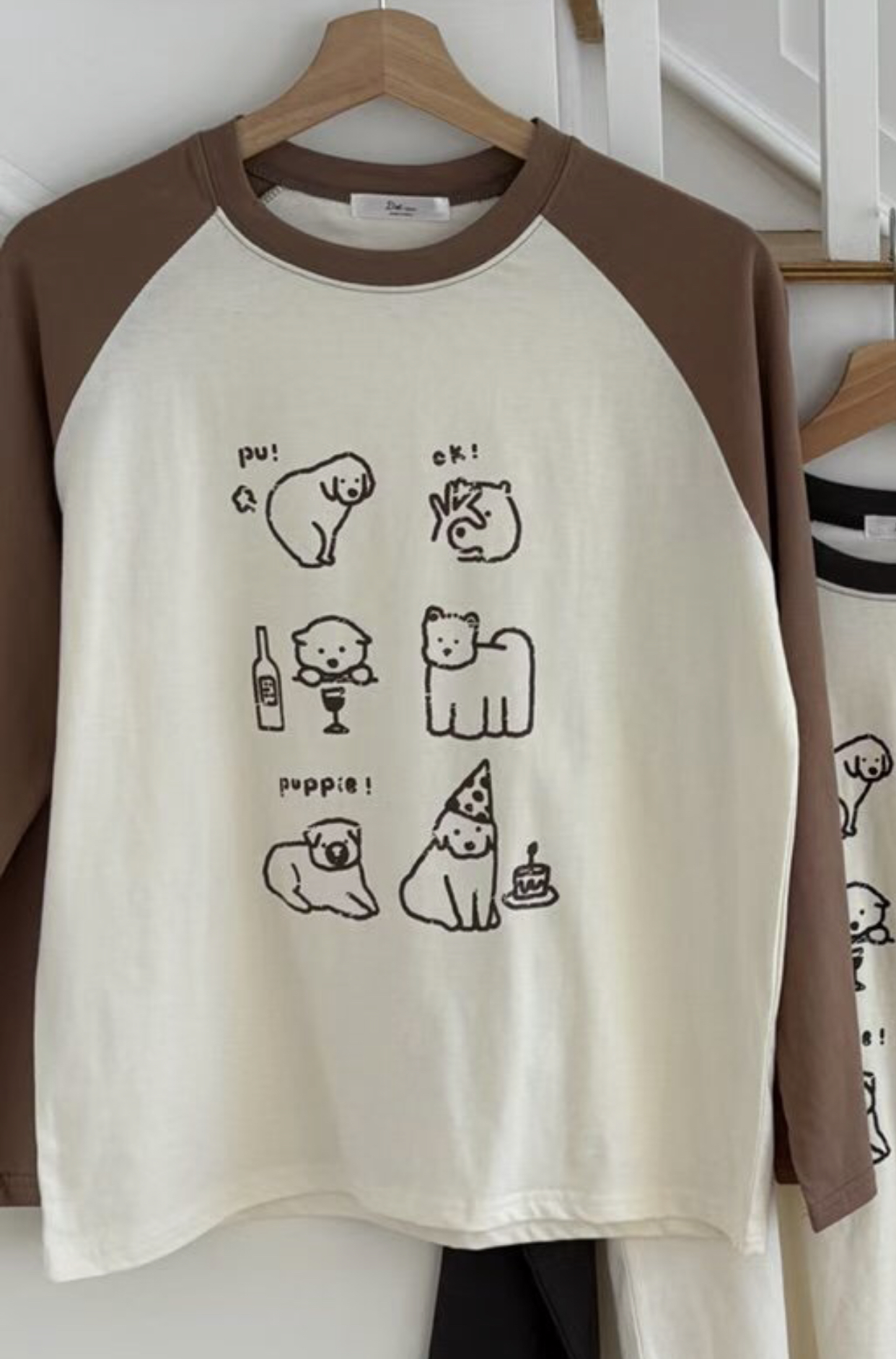 DOT BASIC韓國直郵㊣女裝新款職業休閑熱賣推薦25秋冬長袖T恤DOT BASIC長袖T恤圖色1