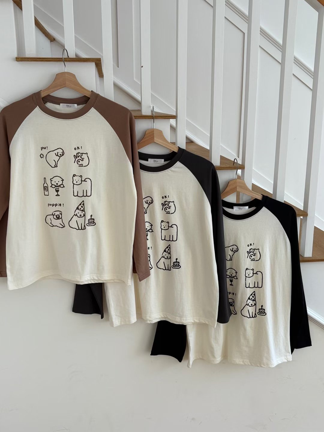 DOT BASIC韓國直郵㊣女裝新款職業休閑熱賣推薦25秋冬長袖T恤DOT BASIC長袖T恤圖色2左二色