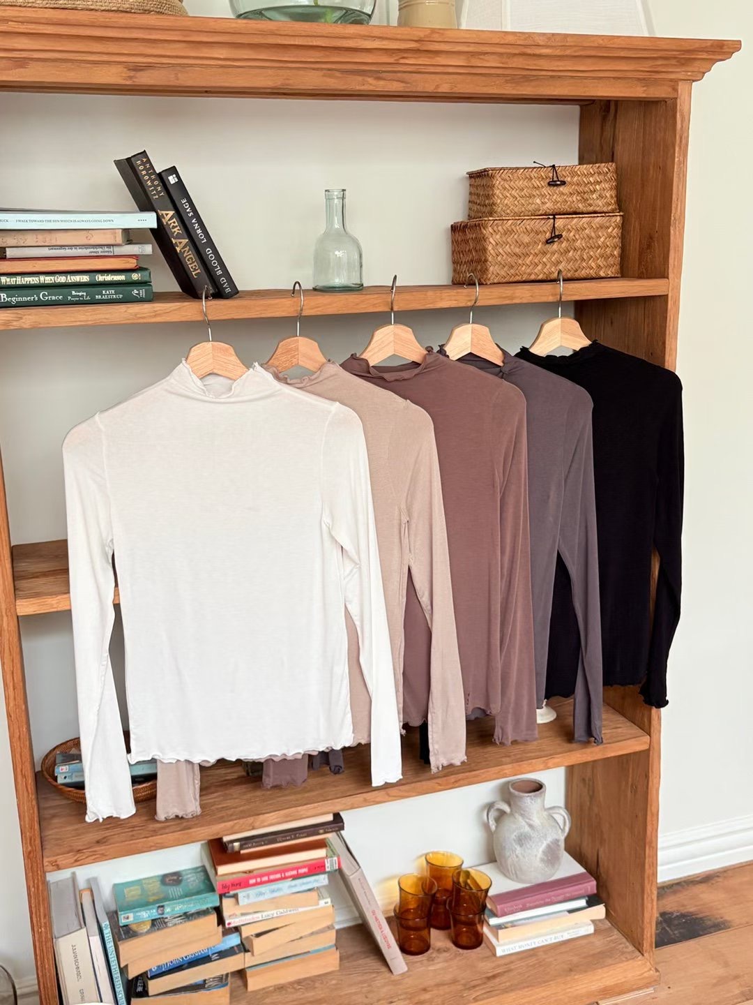 DOT BASIC韓國代購㊣女士新品熱賣時尚職業休閑25秋冬長袖T恤DOT BASIC長袖T恤圖色5左五色