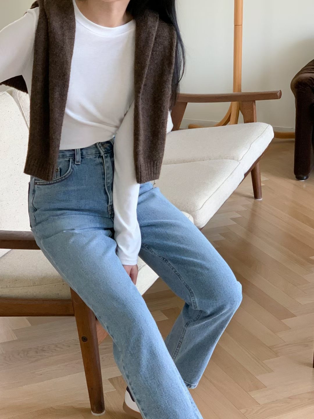 DOT BASIC東大門㊣直郵女裝新品職業休閑人氣熱賣推薦長袖T恤DOT BASIC長袖T恤