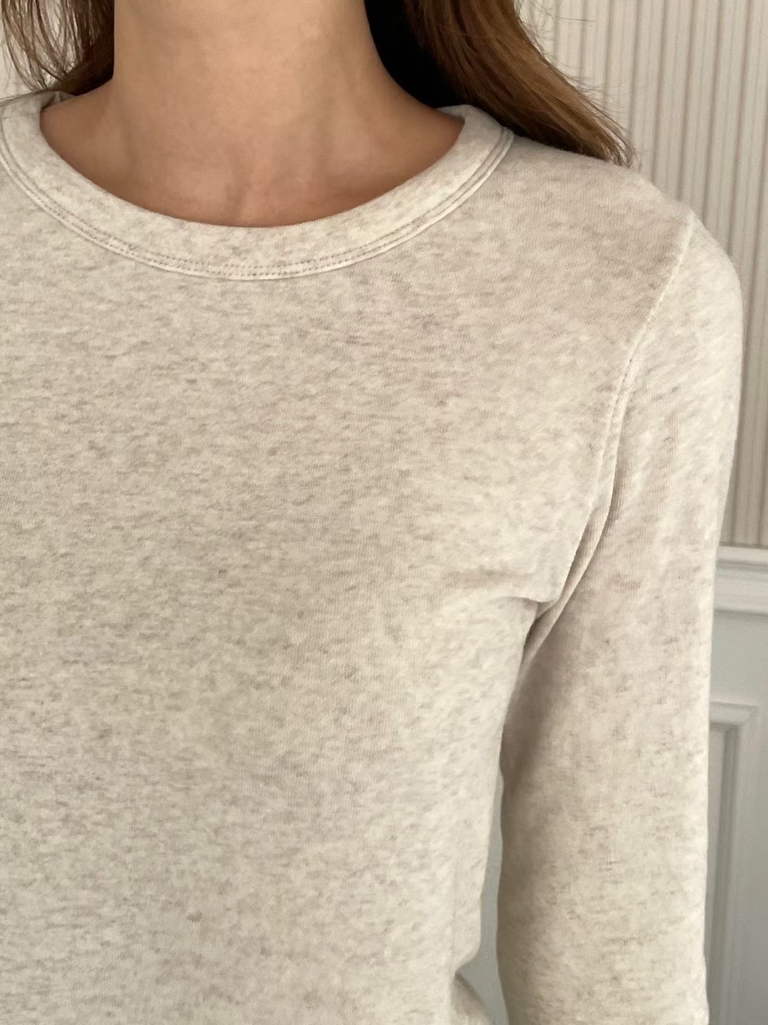 DOT BASIC韓國代購㊣女裝新款休閑人氣時尚熱賣長袖T恤安哥拉DOT BASIC長袖T恤