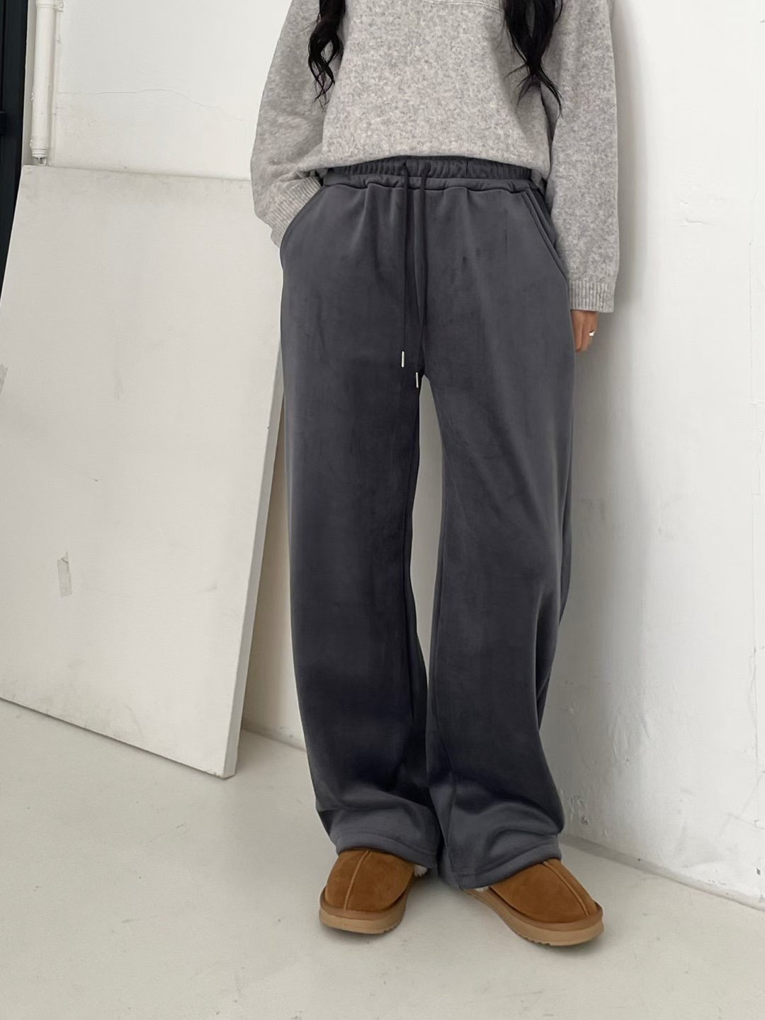 DOT BASIC東大門㊣實拍女裝新款25秋冬人氣休閑熱賣休閑褲DOT BASIC休閑褲圖色2