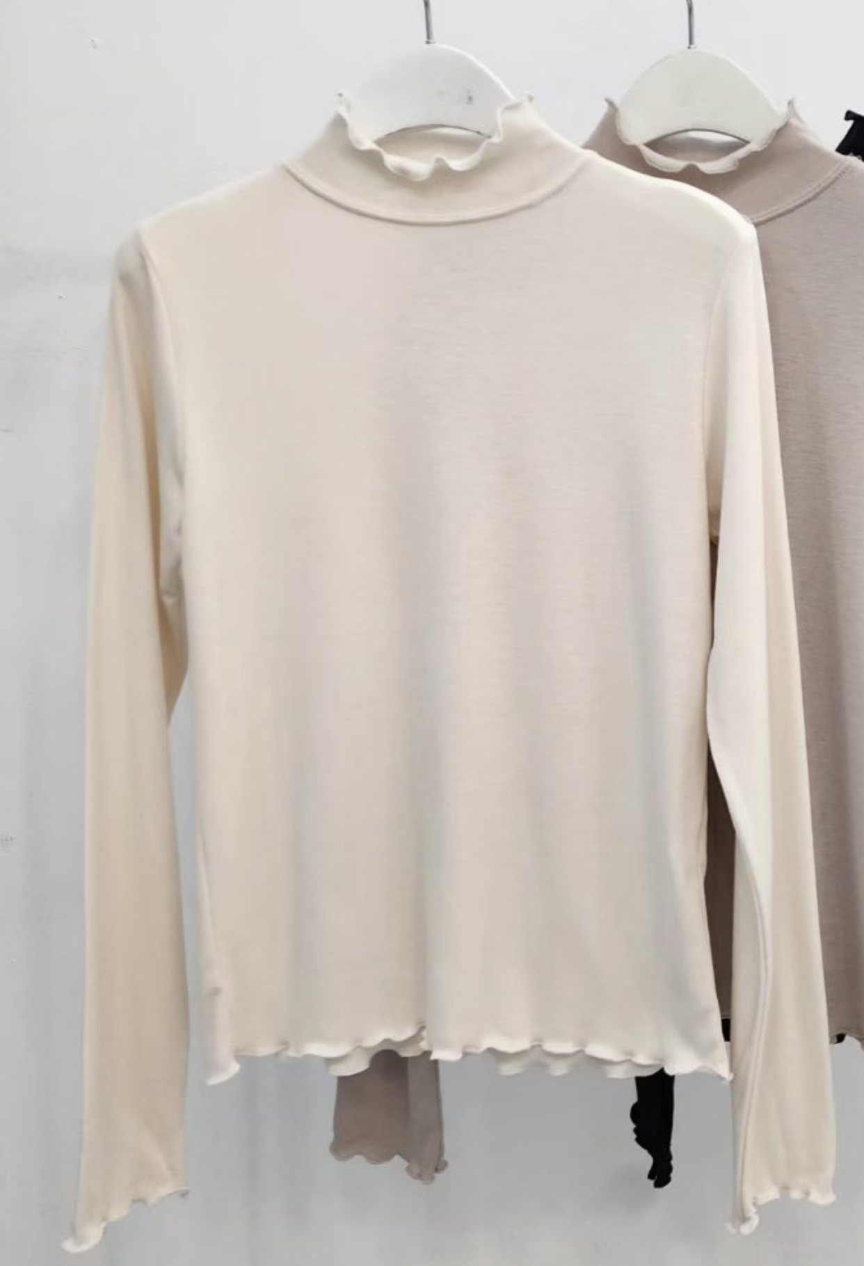 DOT BASIC韓國代購㊣女裝新款熱賣時尚25秋冬人氣休閑長袖T恤DOT BASIC長袖T恤圖色1