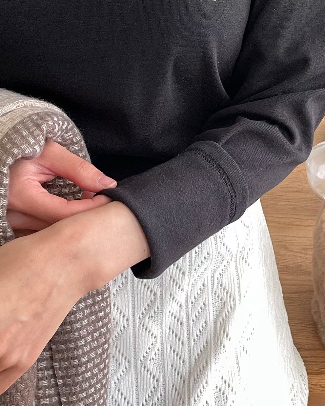 DOT BASIC東大門㊣代購女士新品人氣休閑25秋冬熱賣長袖T恤DOT BASIC長袖T恤