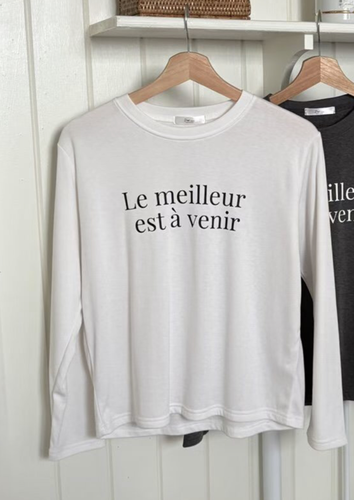 DOT BASIC東大門㊣代購女士新品人氣休閑25秋冬熱賣長袖T恤DOT BASIC長袖T恤圖色1