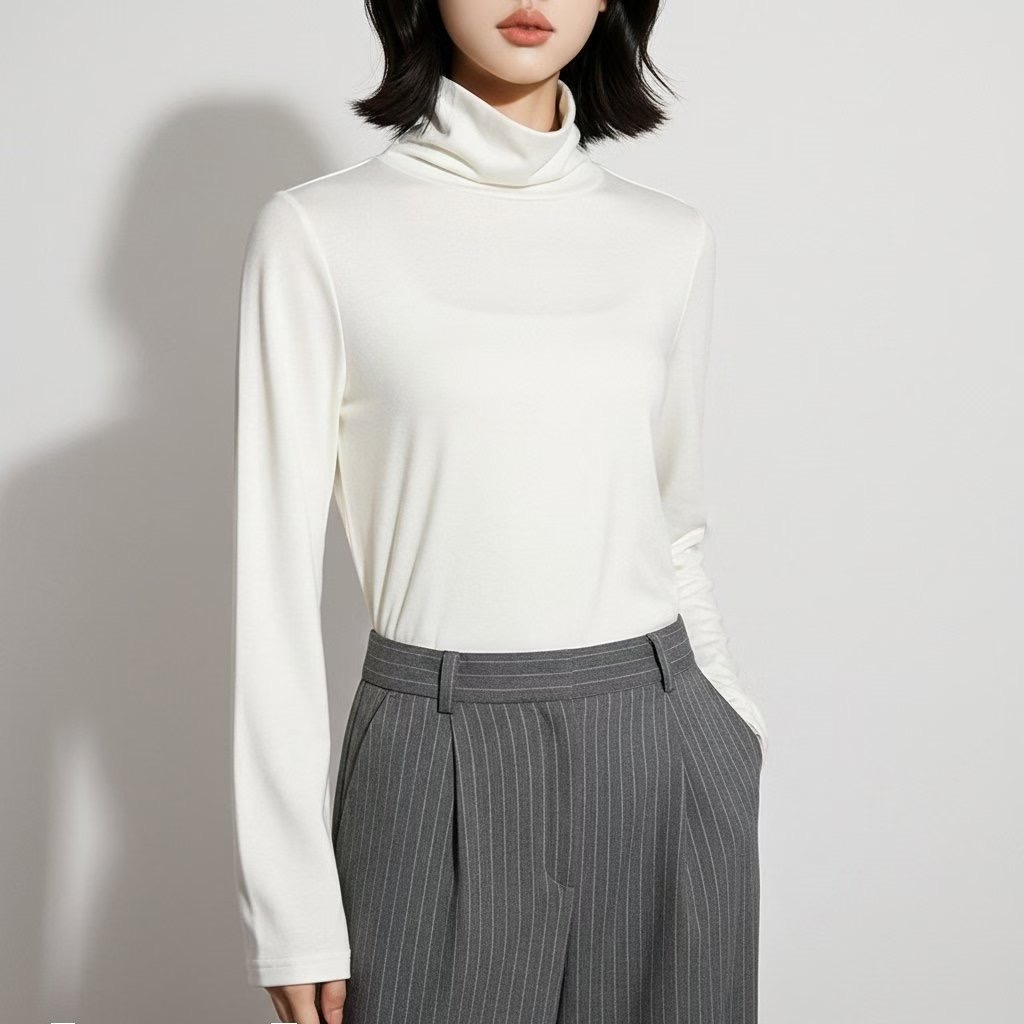 DOT BASIC東大門㊣代購女士新品25秋冬推薦熱賣人氣長袖T恤絨DOT BASIC長袖T恤圖色1