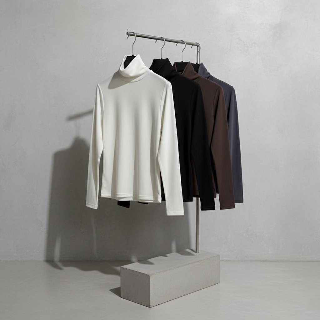 DOT BASIC東大門㊣代購女士新品25秋冬推薦熱賣人氣長袖T恤絨DOT BASIC長袖T恤圖色3左三色