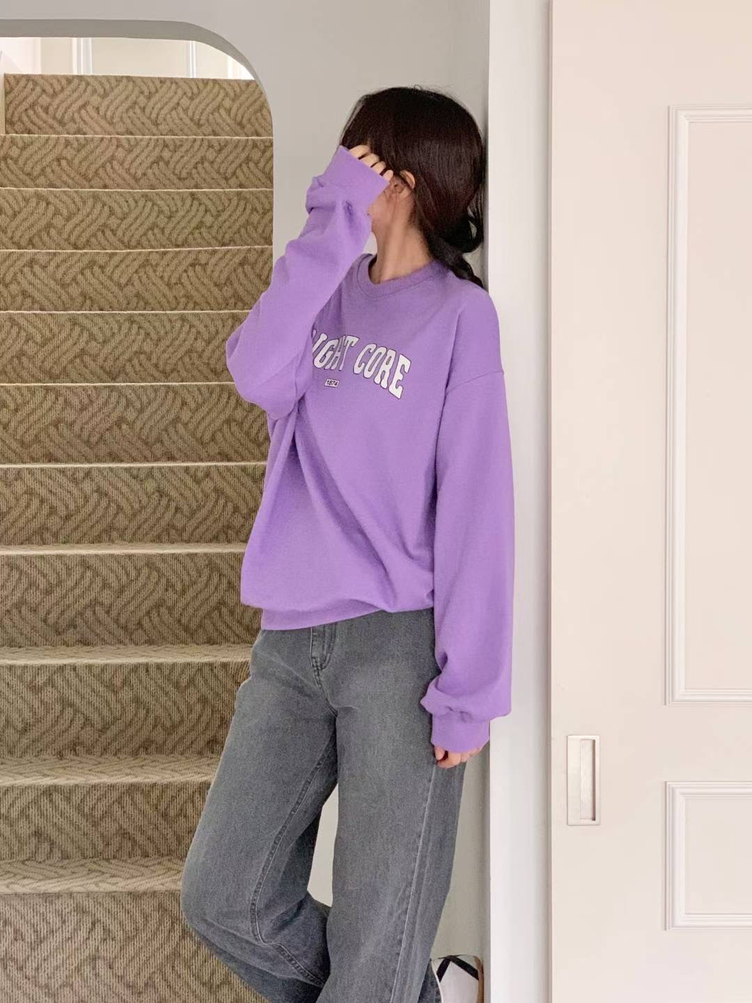 FIRST MOON東大門㊣代購女士新款推薦休閑人氣熱賣職業衛衣FIRST MOON衛衣