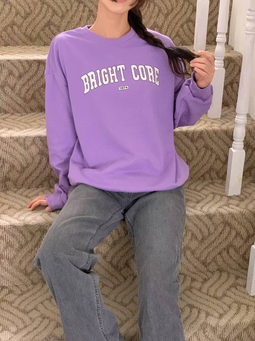 FIRST MOON東大門㊣代購女士新款推薦休閑人氣熱賣職業衛衣FIRST MOON衛衣圖色1