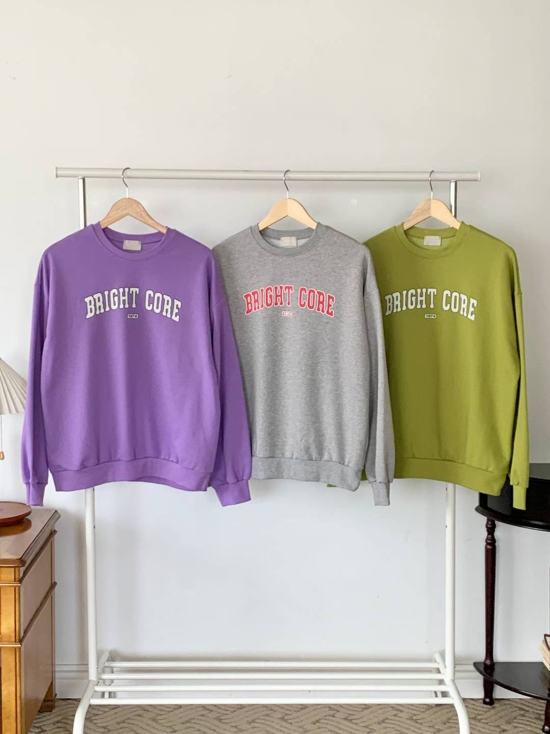 FIRST MOON東大門㊣代購女士新款推薦休閑人氣熱賣職業衛衣FIRST MOON衛衣圖色2左二色