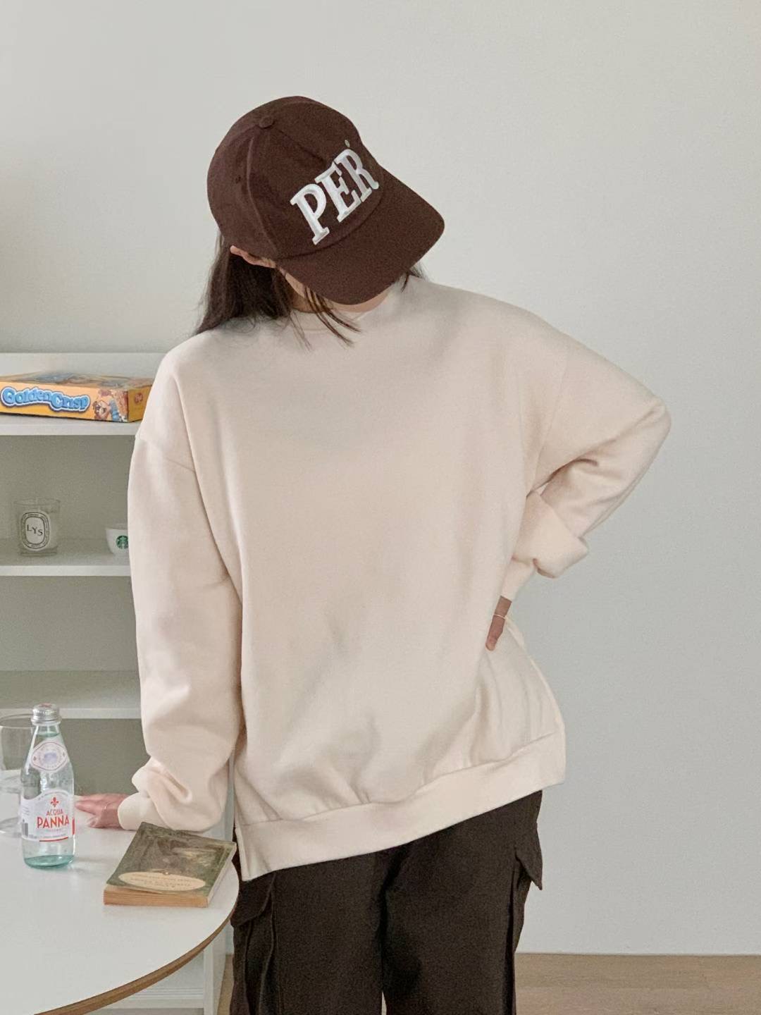 FIRST MOON東大門㊣直郵女士新款25秋冬休閑時尚人氣熱賣衛衣FIRST MOON衛衣圖色2