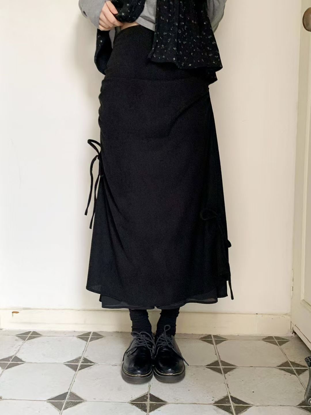 아카시아-T東大門㊣直郵女士新品休閑人氣25秋冬時尚職業長裙acacia-2件起訂長裙圖色3