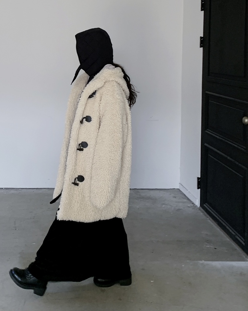 LIVE AID-P東大門㊣代購女士新品推薦時尚人氣25秋冬夾克皮草LIVE AID-P夾克