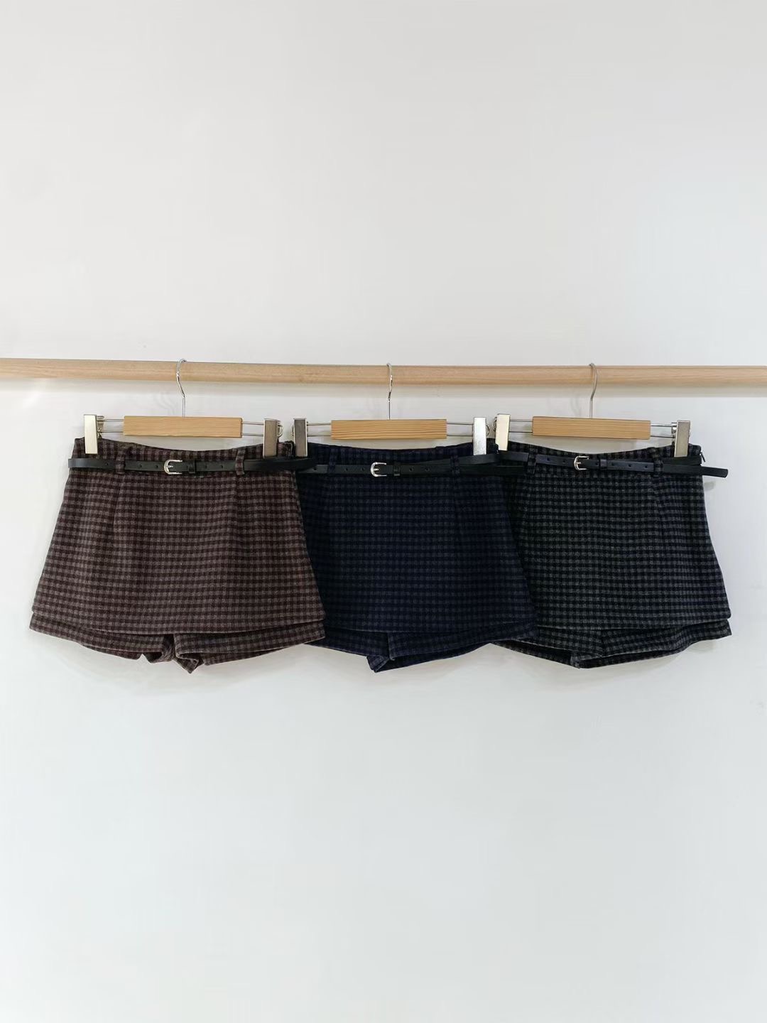 아카시아-T東大門㊣實拍女士新款職業人氣熱賣短褲不含腰帶acacia-2件起訂短褲圖色2左二色