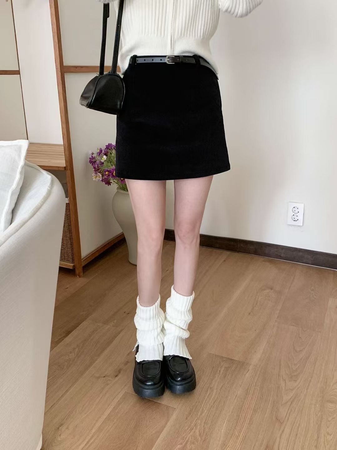 아카시아-T韓國代購㊣女士新品推薦人氣休閑25秋冬裙褲不含腰帶acacia-2件起訂裙褲圖色4