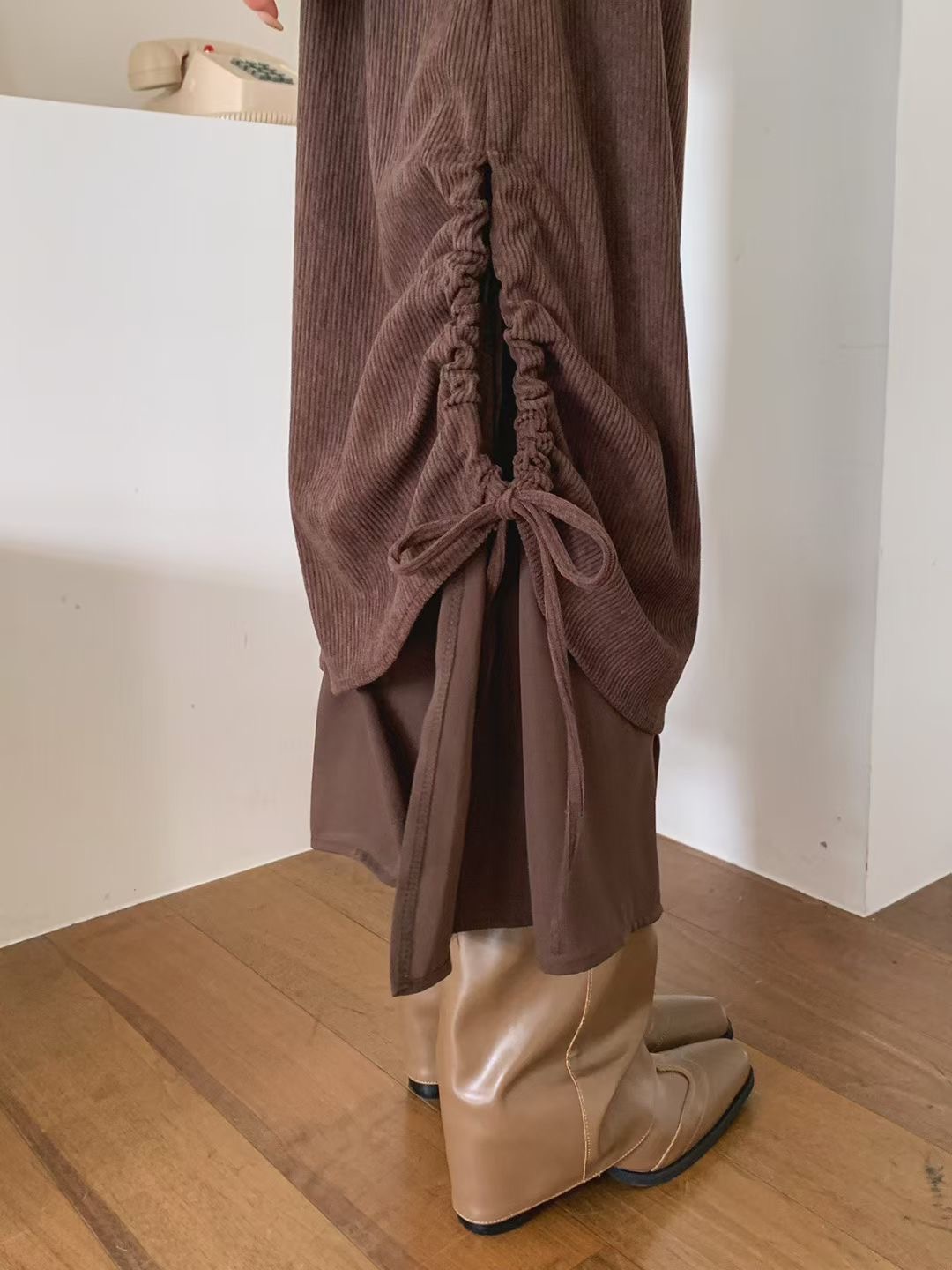 아카시아-T東大門㊣實拍女士新款人氣推薦25秋冬熱賣時尚長裙acacia-2件起訂長裙