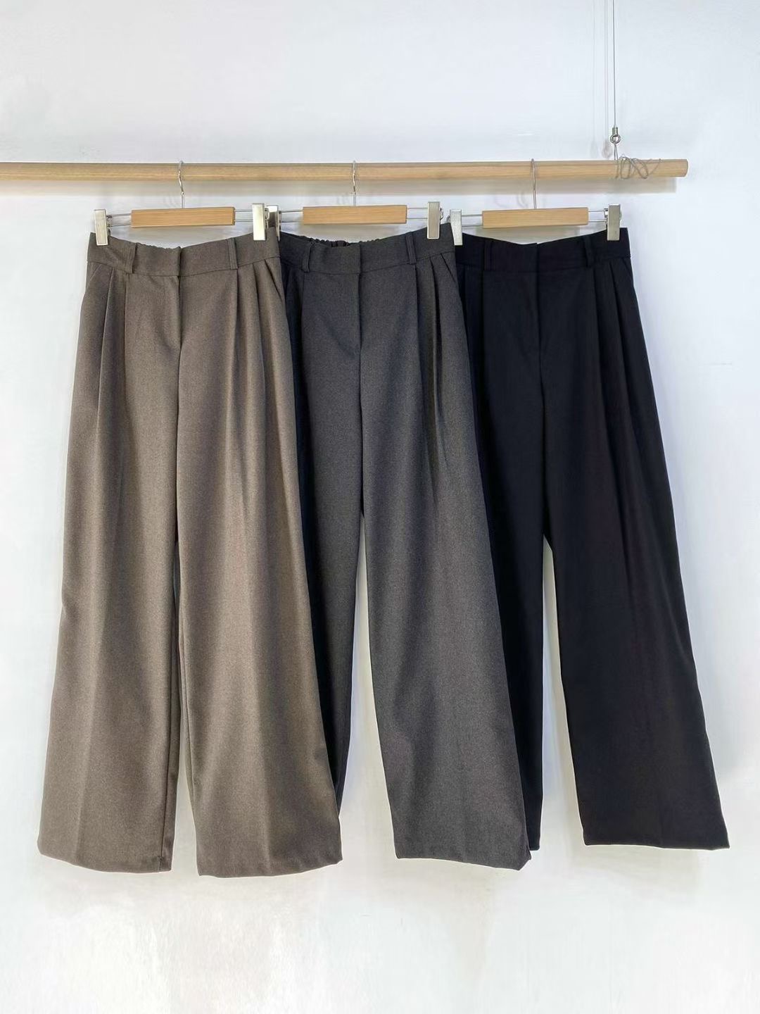 아카시아-T東大門㊣代購女士新品25秋冬休閑職業時尚休閑褲acacia-2件起訂休閑褲圖色2左二色